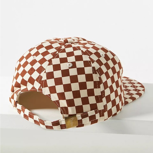 Brown Checkered Heart Cap - Picture 2 of 4